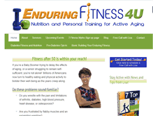 Tablet Screenshot of enduringfitness4u.com